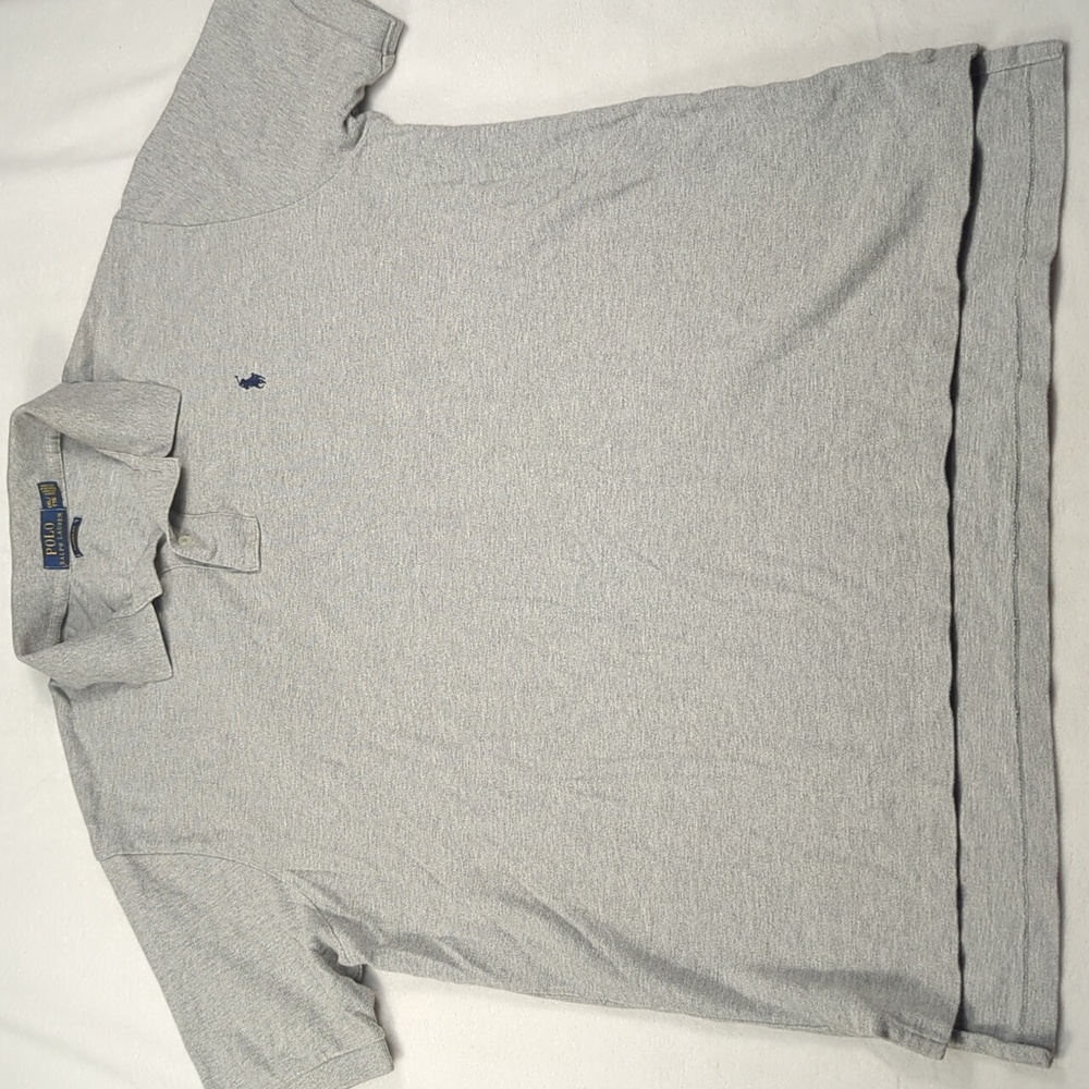 Polo Ralph Lauren Classic Fit Heather‎ Gray Mens Polo Shirt Size XXL - Picture 2 of 5